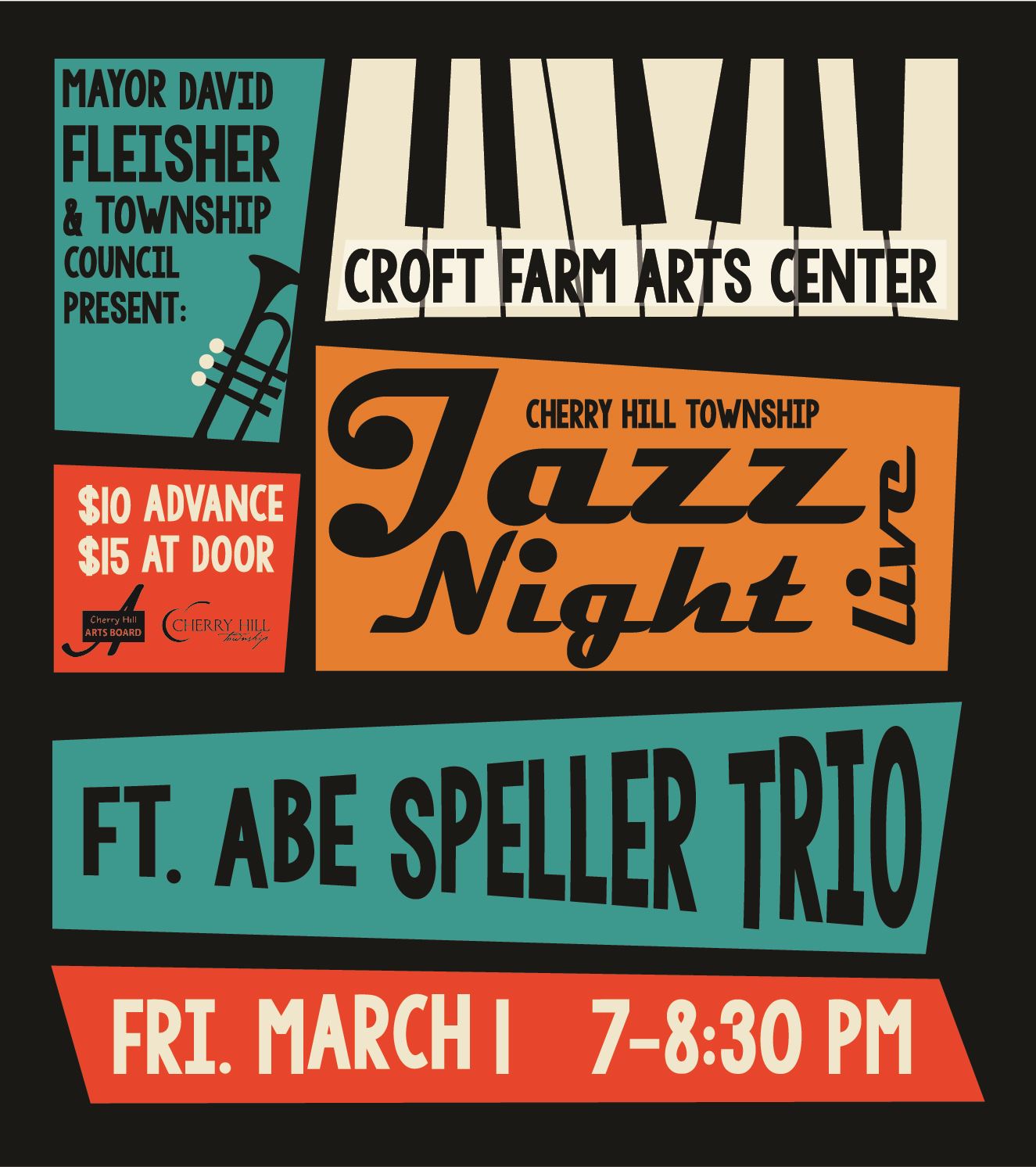 Jazz Night Live featuring Abe Speller Jazz Trio on March 1, 2024. Tickets available.