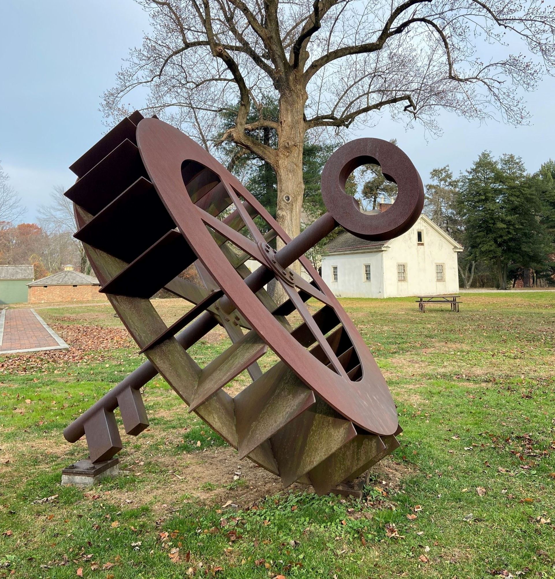 Free Wheel Sculpture at Croft Farm