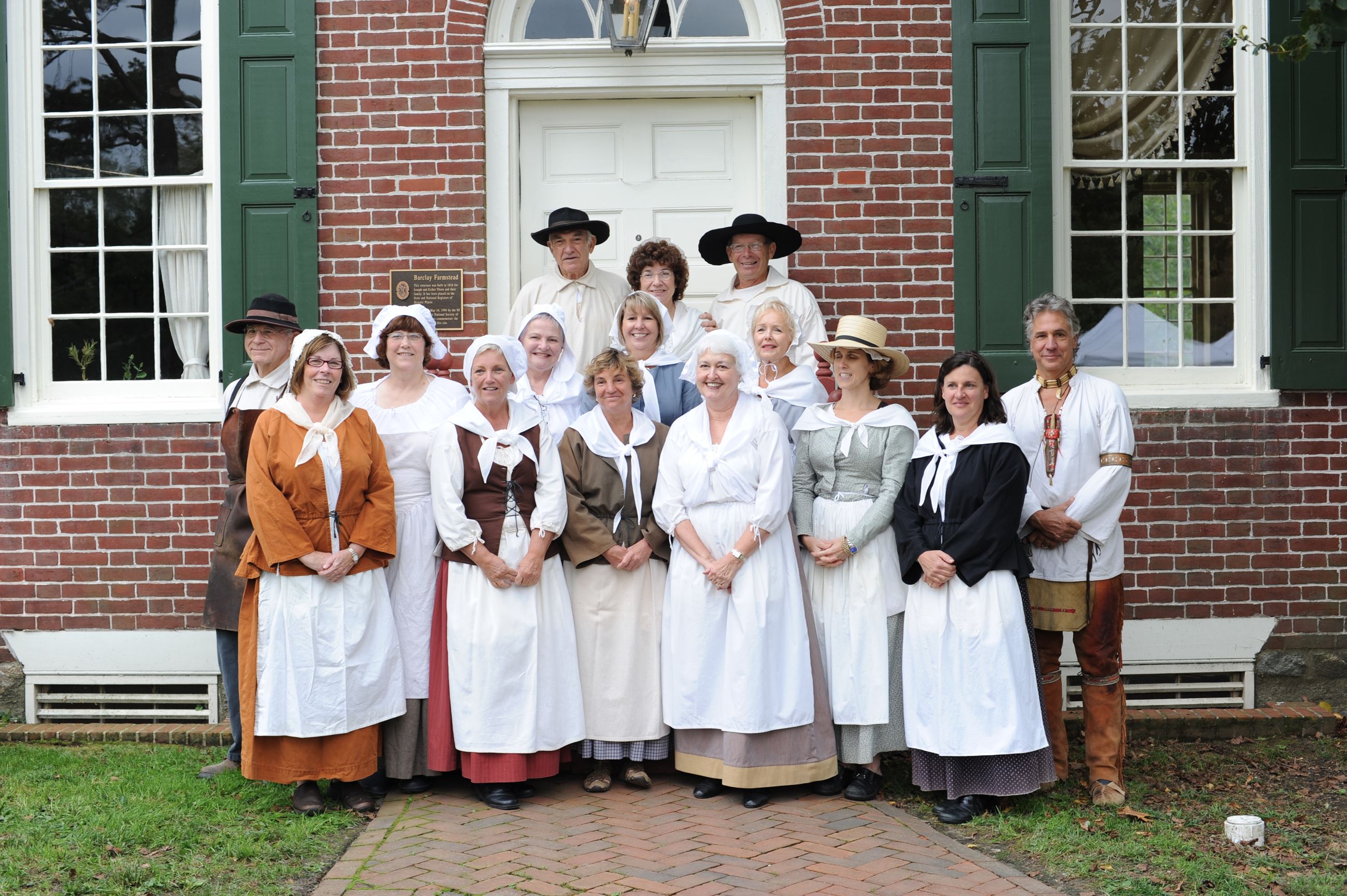 group of volunteer tour guides